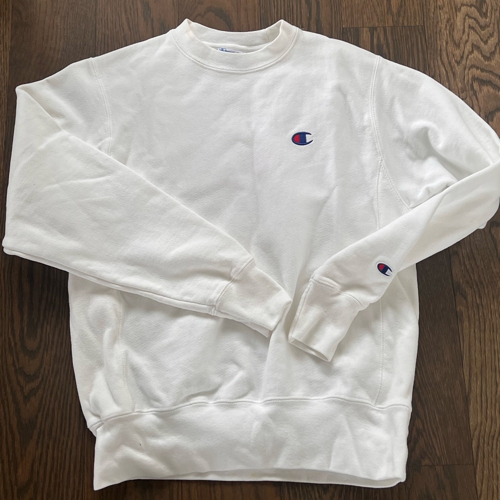 Champion White Sweatshirt.